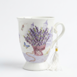Lavender Bloom Ceramic Mug