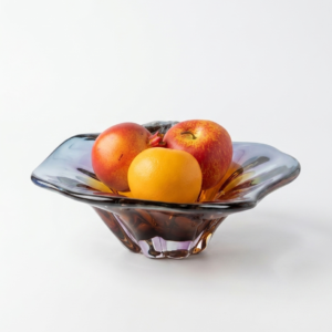 Amber Crest Fruit Bowl