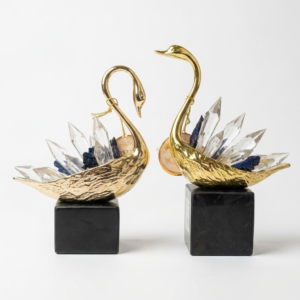 Crystal Crest Swan Duo