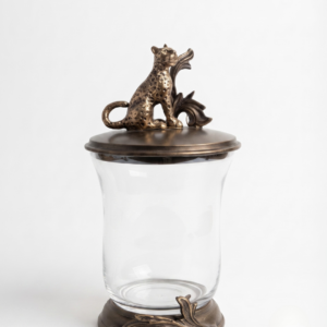Gilded Feline Candle Stand4800