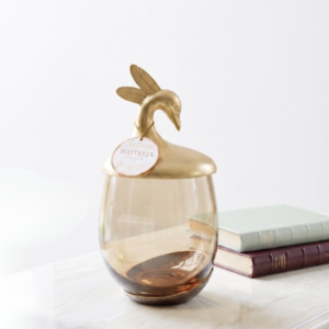 Golden Aviary Candle Stand