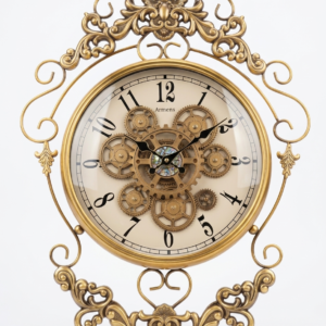 Scrollwork Gear Clock