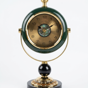 Green Globe Clock