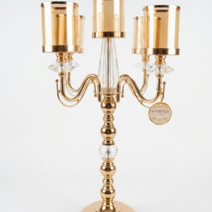 Gold 5-Arm Candelabra