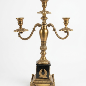 Metal 3-Arm Candelabra
