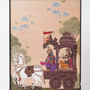 Krishna Chariot Art