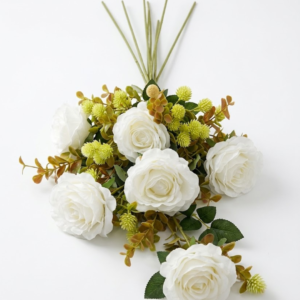 Ivory Peony & Greenery Bouquet